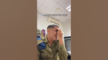 Thumbnail of Jewish soldiers prays to God before battle. Powerful words sang by Elias Sharbi #israel