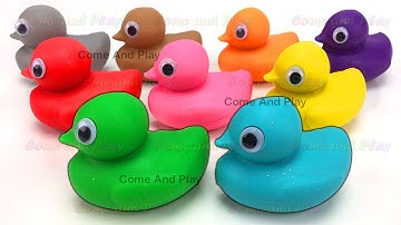 Thumbnail of Learn Colors with Play Doh Ducks and Clay Foam Surprise Toys