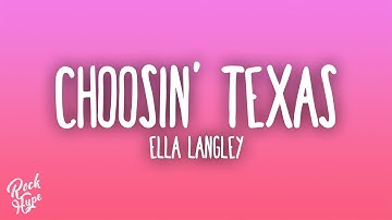 Thumbnail of Ella Langley - Choosin' Texas