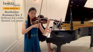 Thumbnail of Beethoven: Romance No. 2 in F, Op. 50 | SoHyun Ko, violin; Seonmi Lee, piano