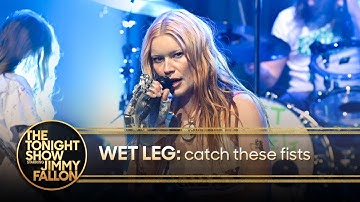 Thumbnail of Wet Leg: catch these fists | The Tonight Show Starring Jimmy Fallon