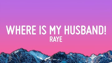Thumbnail of RAYE - WHERE IS MY HUSBAND! (Lyrics) | I would like a ring tiktok