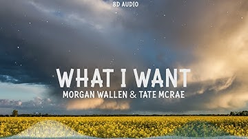 Thumbnail of Morgan Wallen, Tate McRae - What I Want (8D Audio)