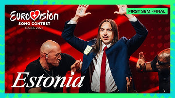 Thumbnail of Tommy Cash - Espresso Macchiato (LIVE) | Estonia 🇪🇪 | First Semi-Final | Eurovision 2025