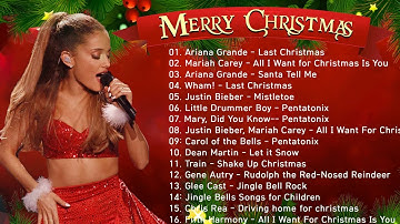 Thumbnail of Ariana Grande,  Mariah Carey, Justin Bieber, Christmas Songs - Christmas Songs Playlist 2022