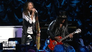 Thumbnail of Steven Tyler, Slash, and Train “Dream On” at the Howard Stern Birthday Bash (2014)