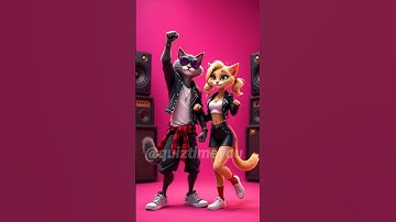 Thumbnail of ROSÉ & Bruno Mars - APT. #rosé #brunomars #apt #kpopedit  #cats #dance #ai #aigenerated #kpop #song