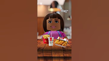 Thumbnail of Dora tries Mcdonalds Mukbang 🤪 #shorts