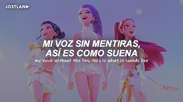 Thumbnail of Huntrix - What It Sounds Like (Sub. Español + Lyrics) | KPop Demon Hunters