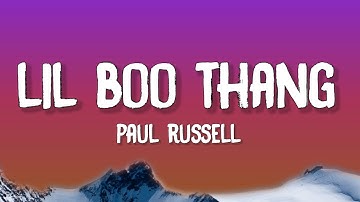 Thumbnail of Paul Russell - Lil Boo Thang (Lyrics) | You my lil boo thang