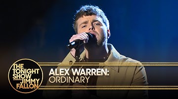 Thumbnail of Alex Warren: Ordinary | The Tonight Show Starring Jimmy Fallon