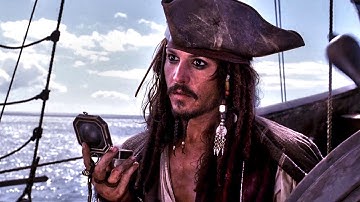 Thumbnail of Pirates Of The Caribbean - He's a Pirate (Captain Jack jumps, flies, sails, arrives to port) Full HD