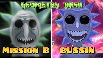 Thumbnail of (All Coins) Mission B vs BUSSIN Comparison - Geometry Dash