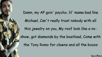 Thumbnail of Post Malone Ft Ty Dolla $ign - Psycho (lyrics)