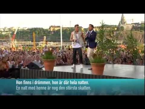Thumbnail of Danny & Måns Zelmerlöw - Var Ska Vi Sova Inatt (Live Allsång På Skansen 2011)
