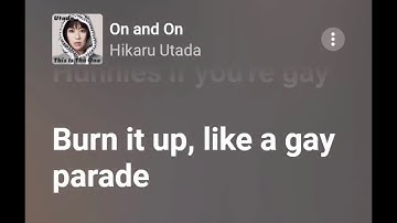 Thumbnail of Stan Twitter: Hikaru Utada being a lyrical icon