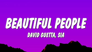 Thumbnail of David Guetta & Sia - Beautiful People (Lyrics)