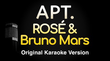Thumbnail of APT. - ROSÉ & Bruno Mars (Karaoke Songs With Lyrics - Original Key)