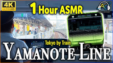 Thumbnail of [JAPAN TOKYO ASMR] 1 HOUR COMPLETE Yamanote Line 山手線 Train Ride - CAB VIEW 前面展望 - INNER LOOP | 4K