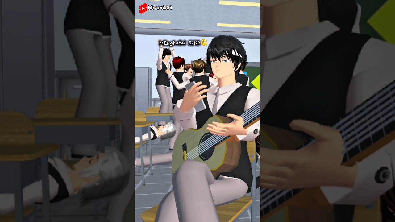 Thumbnail of Ketika Jam kosong di kelas🗿ib:  di sound🙏 #sakuraschoolsimulator #sakura #sss #sakuraschool #shorts