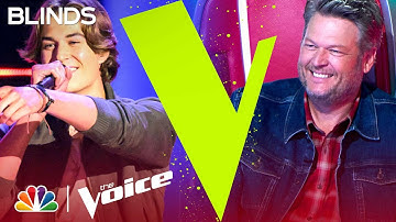 Thumbnail of Brayden Lape's Charming Country Twist on Niall Horan's "This Town" | The Voice Blind Auditions 2022