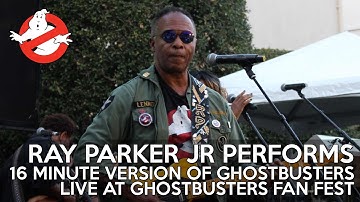 Thumbnail of Ray Parker Jr performs 16 minute long version of 'Ghostbusters' live at Ghostbusters Fan Fest!