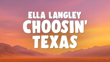Thumbnail of Ella Langley - Choosin' Texas