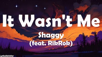 Thumbnail of Shaggy (feat. RikRok) - It Wasn't Me (Lyrics)