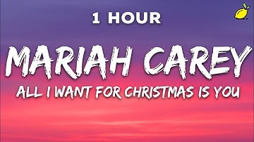 Thumbnail of [1 Hour] Mariah Carey - All I Want For Christmas Is You (Lyrics)