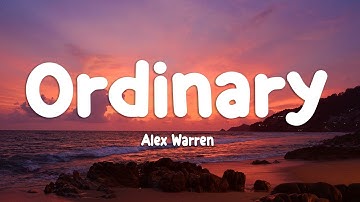 Thumbnail of Alex Warren - Ordinary (Lyrics)