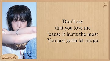 Thumbnail of Jin Don’t Say You Love Me Lyrics