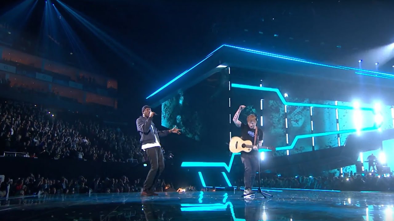 Thumbnail of Ed Sheeran – Castle On The Hill & Shape Of You feat. Stormzy [Live from the Brit Awards 2017]
