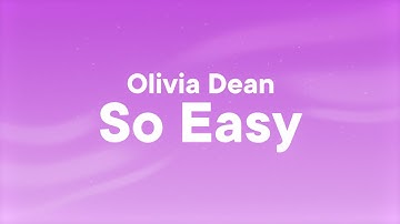 Thumbnail of Olivia Dean - So Easy (To Fall In Love) (Lyrics)