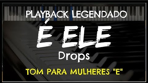 Thumbnail of 🎤 É Ele (PLAYBACK LEGENDADO - TOM FEMININO "E") Drops INA, by Niel Nascimento